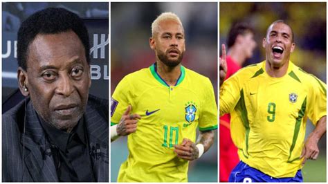 neymar joins pele ronaldo to set amazing world cup record for brazil