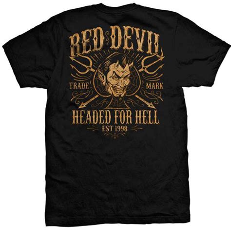 Devil Clothing Headed For Hell S T Shirt 5632 Seknovelty
