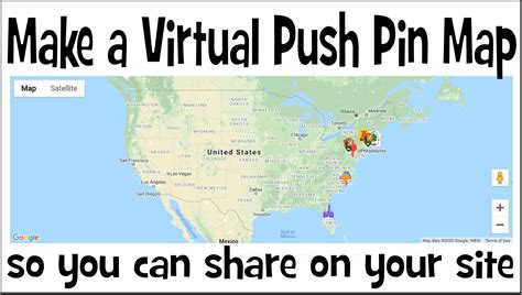 Make Your Own Virtual Push Pin Travel Map Wander To Get Lost