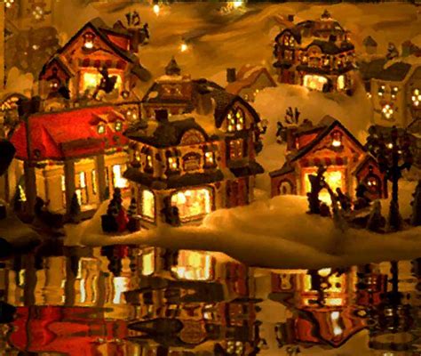 🔥 68 Christmas Village Backgrounds Wallpapersafari