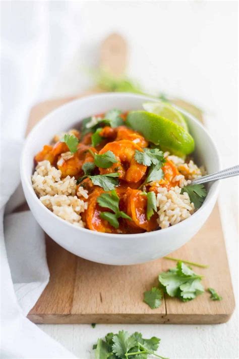 For a quick dinner with lots of flavor make a quick vegetable curry with coconut milk. Thai Red Shrimp Curry | Recipe | Curry recipes, Curry shrimp, Curry