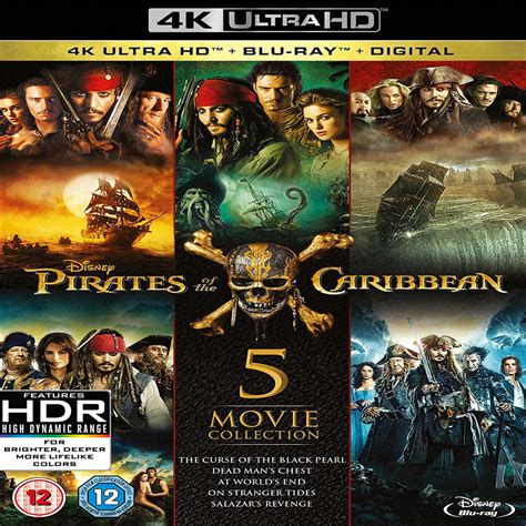 Pirates Of The Caribbean Remastered Collection 5 Movies The Ruxx Store