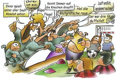 Fussballeltern Von HSB Cartoon Sport Cartoon TOONPOOL