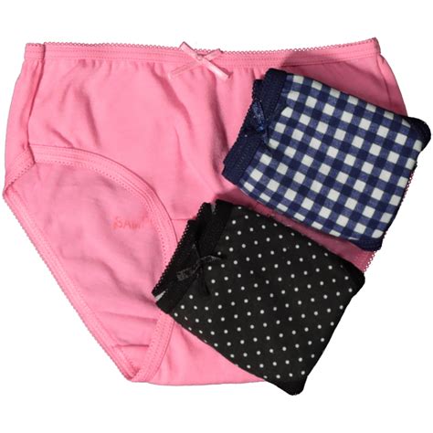 Girls 3 Pack Panty Pep Africa