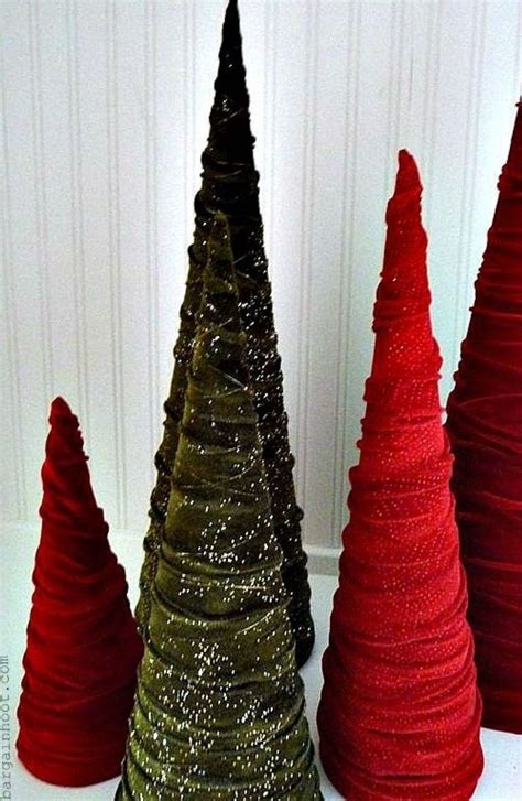 Diy Christmas Cone Trees 01 Christmas Tree Design Christmas Cones