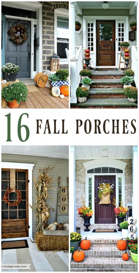 16 Inspiring Fall Porch Decorating Ideas Christinas