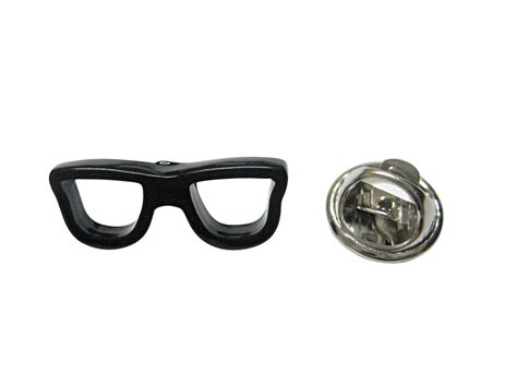 Black Glasses Lapel Pin In 2021 Lapel Pins Nerdy Glasses Lapel
