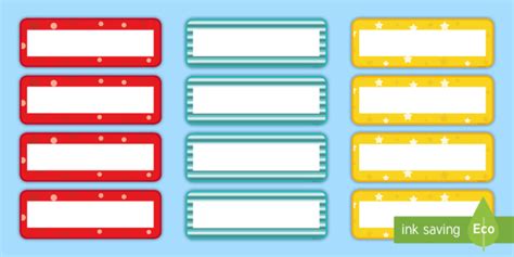Editable Large Tray Labels Teacher Made