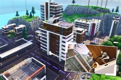 Fortnite Season 9 Map New Tilted Towers Coming Soon With Futuristic Battle Pass Theme Daily Star