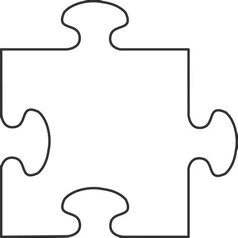 Puzzle templates clip art for teachers for a variety of uses. Puzzle Piece White · Free vector graphic on Pixabay