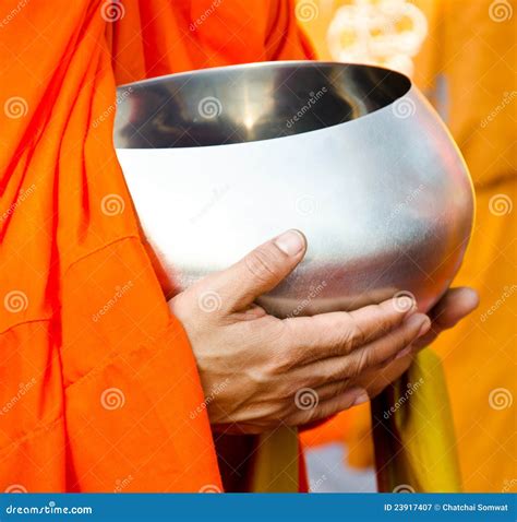 Monk S Alms Bowl Stock Image Image Of Metal Faith Buddhism 23917407