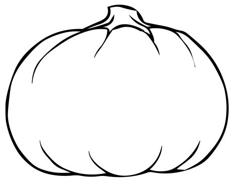 Kids may also learn better when they've lots. Blank Pumpkin Coloring Pages | Pumpkin coloring pages ...