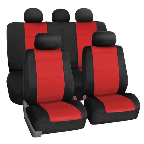 If you aren't driving you want your seat cover to be functional, but you also want it to look good, right? FH Group Neoprene Waterproof Full Set Car Seat Covers ...
