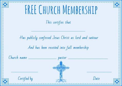 Create a blank membership certificate. Pin on free membership certificate