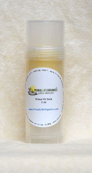 Primal Life Organics Paleo Skincare — Primal Pit Stick Deodorant