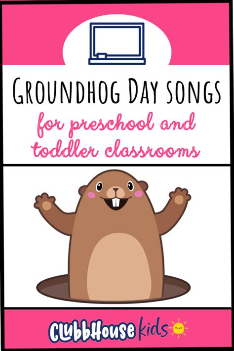 Groundhog Day Songs For Preschool and Toddler Classrooms - ClubbhouseKids