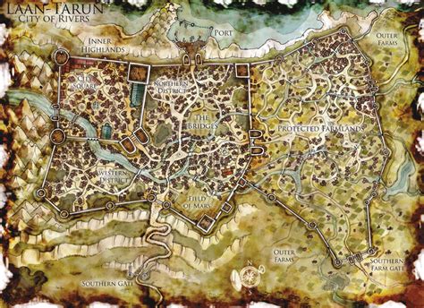 Dnd Map The City Of Bridges By Stormcrow135 On Deviantart