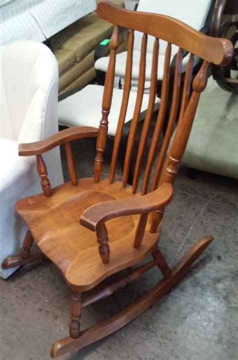 I am in love with these rockers! UHURU FURNITURE & COLLECTIBLES: SOLD Oversized Hardwood ...