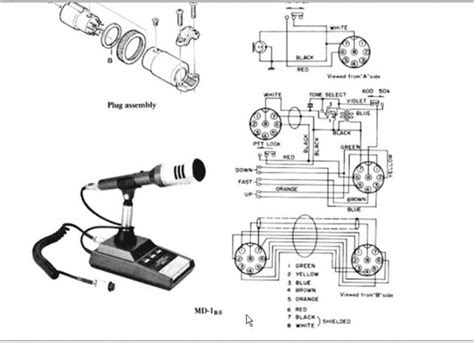 Yaesu Md 100 Wiring Diagram Hmn1056d Desk Mic Wire Diagram Motorola