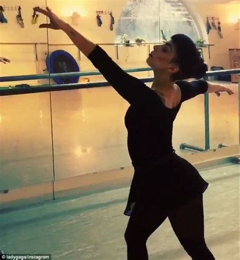 Lady Gaga Dons A Black Leotard To Show Off Her Impressive Ballet Moves