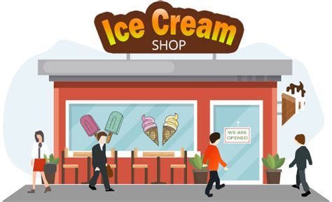 Images Of Cartoon Ice Cream Shop Clipart