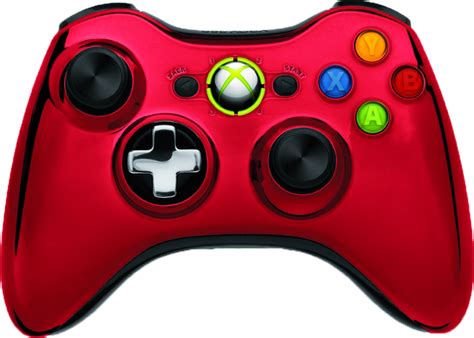 Xbox Controller Red Chrome Xbox 360 Controller Transparent Png