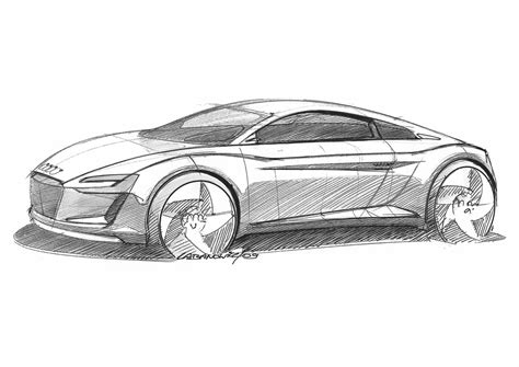 Really finish it off by coloring in the. Audi e-tron Concept: the design - Car Body Design