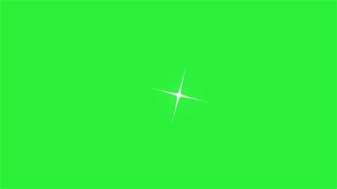 Magic Glittering Green Screen Twinkling Stars Stock Footage Video 100