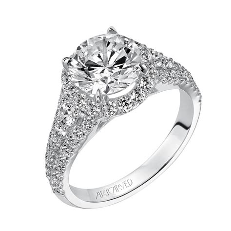 Wanda Enchanted Halo Diamond Engagement Ring 31 V506hrw