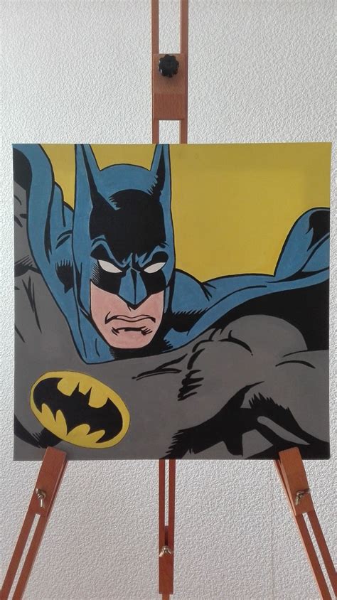 Batman Dc Comics Acrylic Painting 4040
