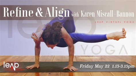 Leap Virtual Refine And Align Workshop With Karen Miscall Bannon Leap