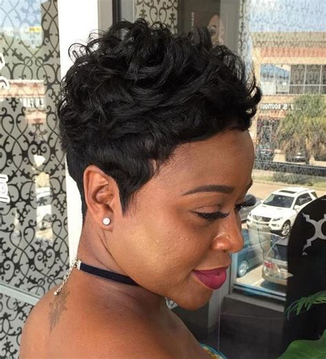 Long Pixie Cut African American Hair Short Hairstyle Trends The
