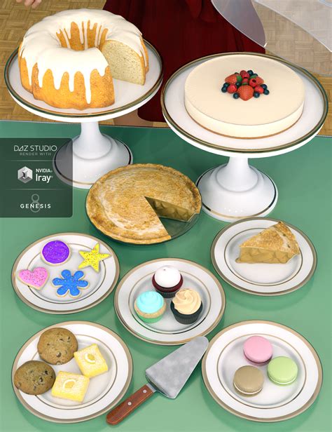Baked Desserts Daz 3d