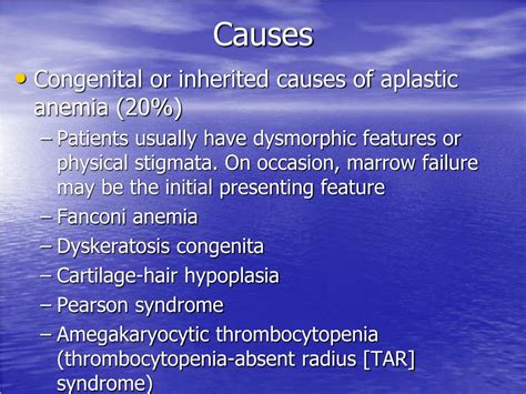Ppt Aplastic Anemia Powerpoint Presentation Id389336