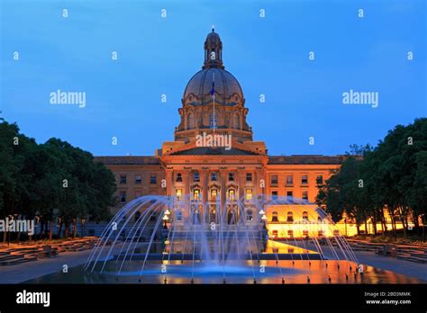 Alberta Legislature Building Edmonton Alberta Canada Stock Photo Alamy