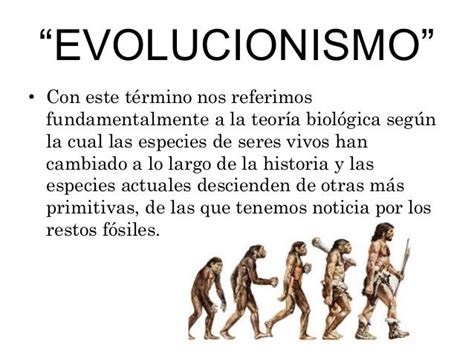 Teoria Del Evolucionismo