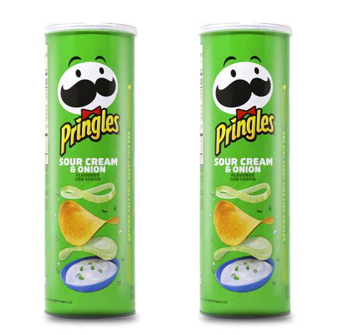 Pringles Potato Crisps Sour Cream And Onion Flavor 2 X 158g Lazada Ph