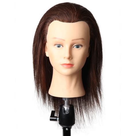 100 Human Hair Mannequin Headbarber Mannequin Head Buy 100 Human