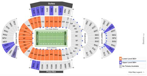 Beaver Stadium Seating Chart With Rows And Seat Numbers Review Home Decor