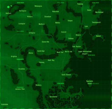 Fallout 4 Full Map Without Mountians Minecraft Map