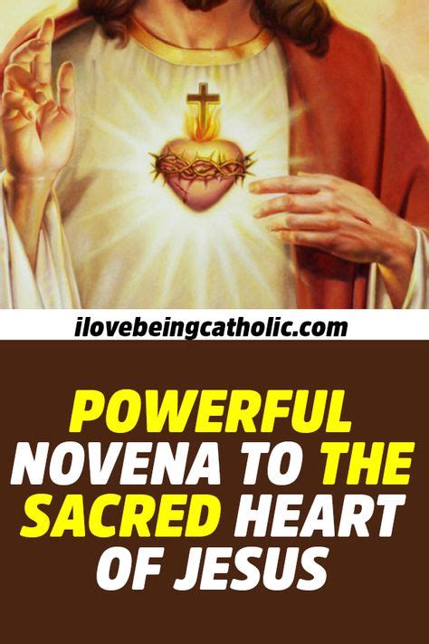 Powerful Sacred Heart Of Jesus Novena Prayer Novena Prayers Novena