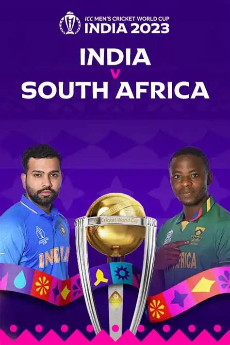 India Vs South Africa Icc Cricket World Cup 2023 Clash