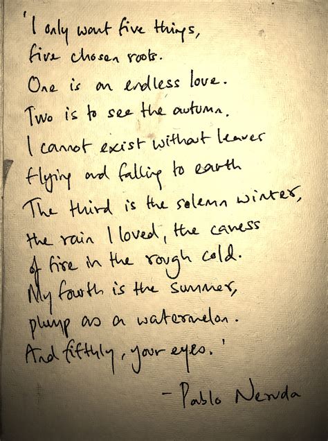 Pablo Neruda Poems
