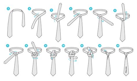 Anything else like a semi spread collar use a half. How To Tie A Double Windsor Knot Diagram