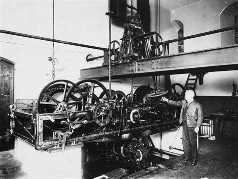 London Big Ben C1917 Nview Of The Gears Of Big Ben Inside The