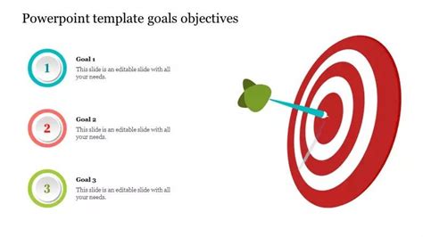 Download Our Powerpoint Template Goals Objectives Slide To Design A