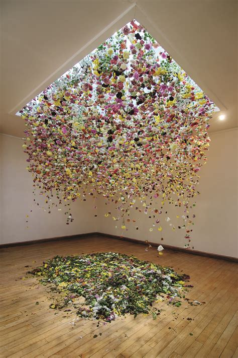 Installation Art Features Thousands Of Flowers Suspended