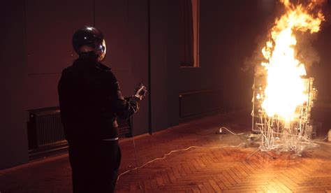 Pyro Sculptor Coaxes Fire Like A Superhero Using Gestural Controls V