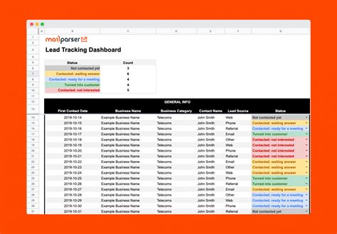 Shipment Tracking Excel Template