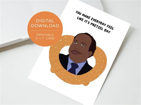 Stanley Pretzel Day The Office X Printable And Digital Etsy